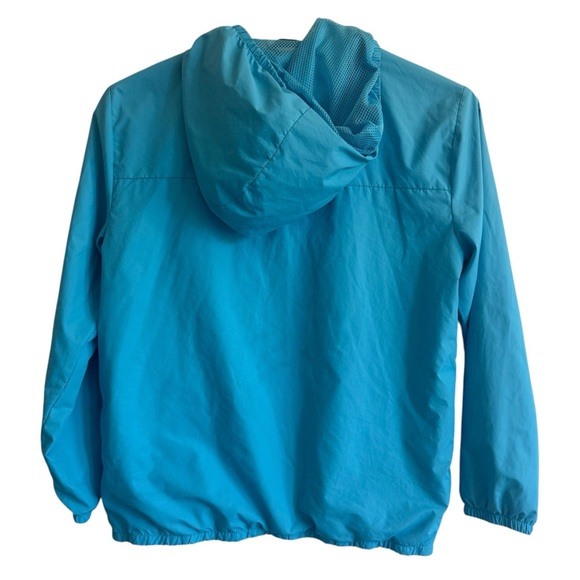 Primary Kids Packable Windbreaker, Sea Blue, Size 12 - Picture 6 of 7